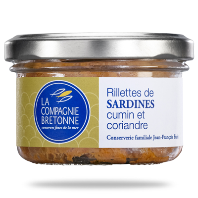 Rillettes de Sardines cumin et coriandre