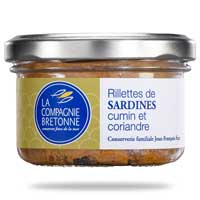 Rillettes de Sardines cumin et coriandre