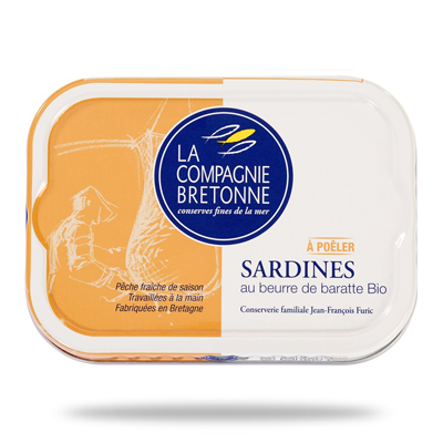 Filets de sardines au beurre de Baratte à poêler