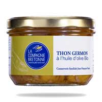 Thon Germon entier à l'huile d'olives bio